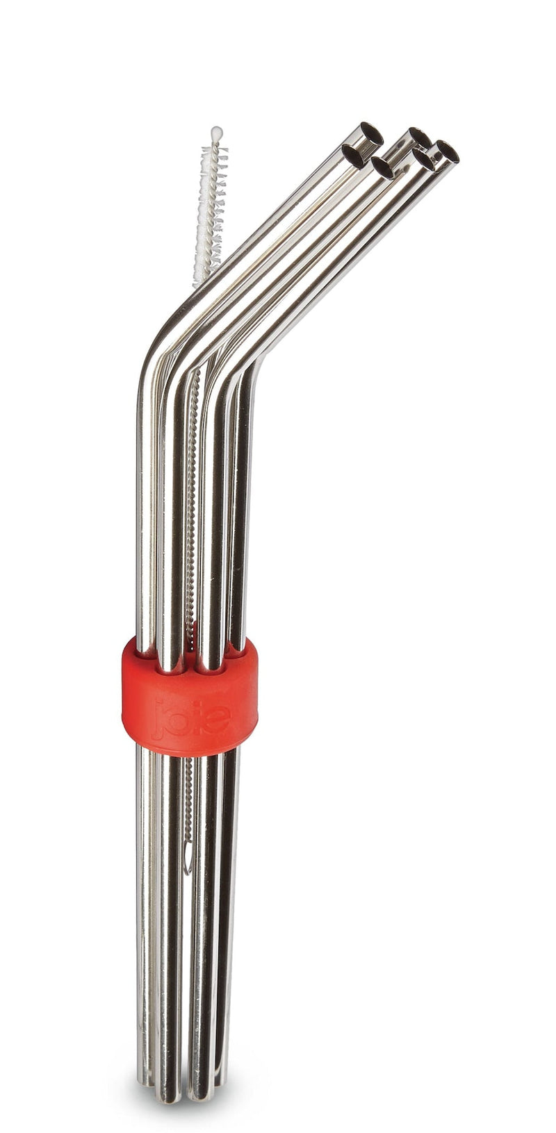 Joie Reusable Stainless Steel Straw Set, 8-pc, with Straw Cleaner