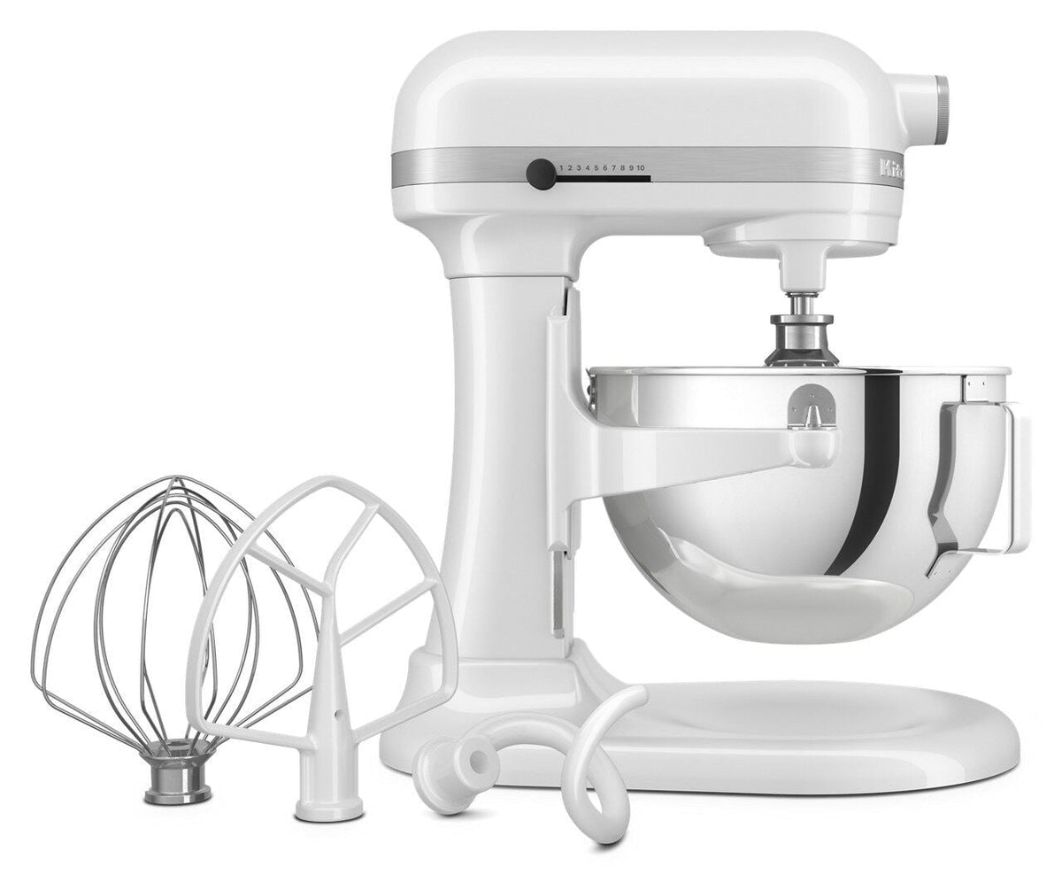 KitchenAid 5.5 Quart Bowl-Lift Stand Mixer, 11 Speed Professional Mixer, White