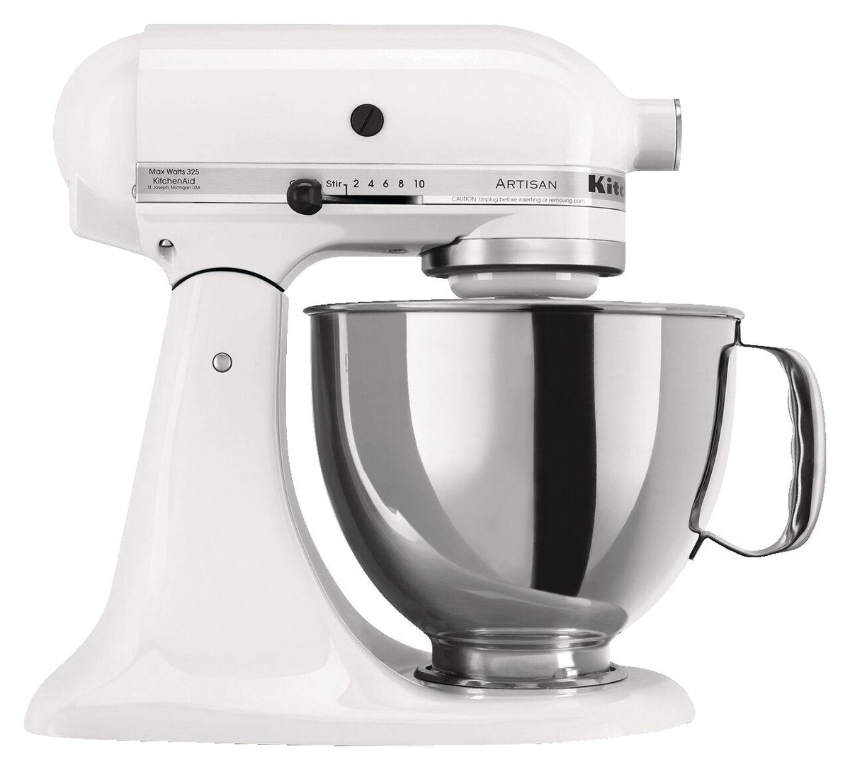KitchenAid Artisan Series 5-Quart Tilt-Head Stand Mixer, White