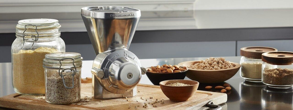 KitchenAid Grain Mill Stand Mixer Attachment with 12 Grind Levels