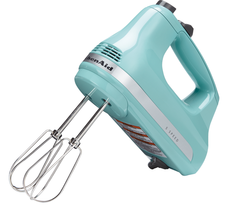 KitchenAid Ultra Power 5-Speeds Hand Mixer with Turbo Beater Aqua Sky