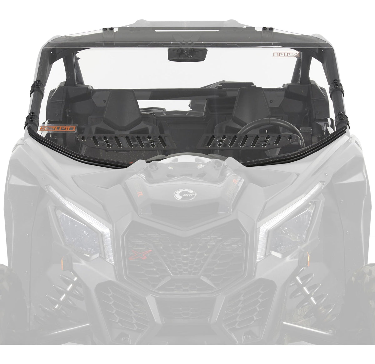Kolpin UTV Windshield Full-Fixed Vented for CAN-AM Maverick X3