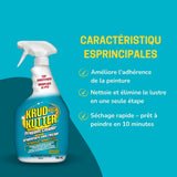 Krud Kutter Prepaint Cleaner, No-Rinse TSP Substitute, Cleans & Deglosses Surfaces 946-mL