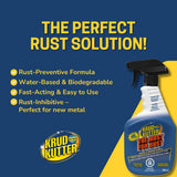 Krud Kutter Rust Remover Spray & Inhibitor, Water-Based, Biodegradable, 946-mL