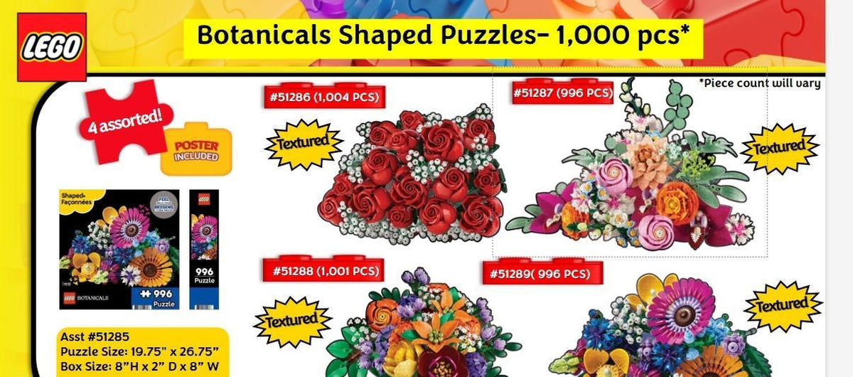 LEGO 1000 PCS Botanicals Puzzle