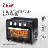 MASTER Chef AirFryer Toaster Oven with 5 Functions, Black