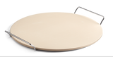 MASTER Chef Ceramic Round Pizza Stone & Serving Rack, 15-in