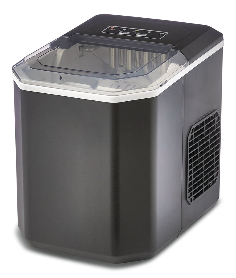 Master Chef Compact Countertop Ice Maker with LED Display, 26-lb Ice/Day, Black