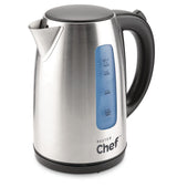MASTER Chef Cordless Electric Kettle with Auto Shut Off, Stainless Steel, 1.7-L