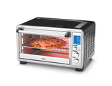 MASTER Chef Digital Convection Toaster Oven with 10 Functions, Stainless Steel, 6-Slices