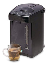 MASTER Chef Electric Hot Water Boiler, Warmer & Dispenser with Handle, Black, 3.5-L