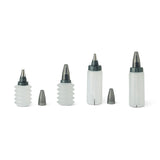 Master Chef Icing Bottle Set with 4 Different Tips, 4-pc