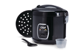 MASTER Chef One-Touch Non-Stick Rice Cooker & Steamer, Black, 20 Cups