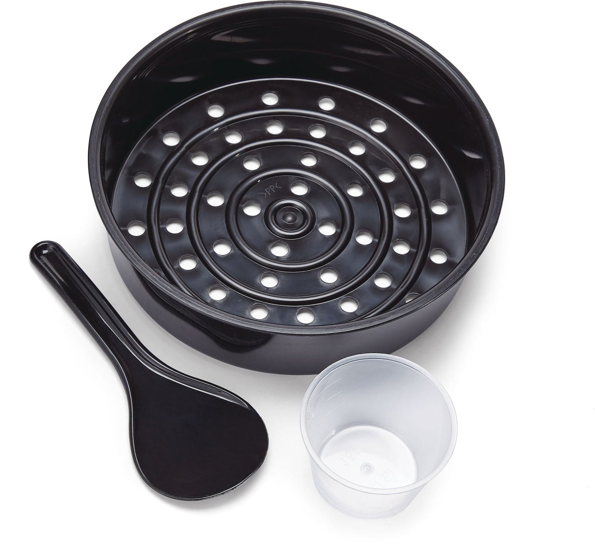 MASTER Chef One-Touch Non-Stick Rice Cooker & Steamer, Black, 20 Cups