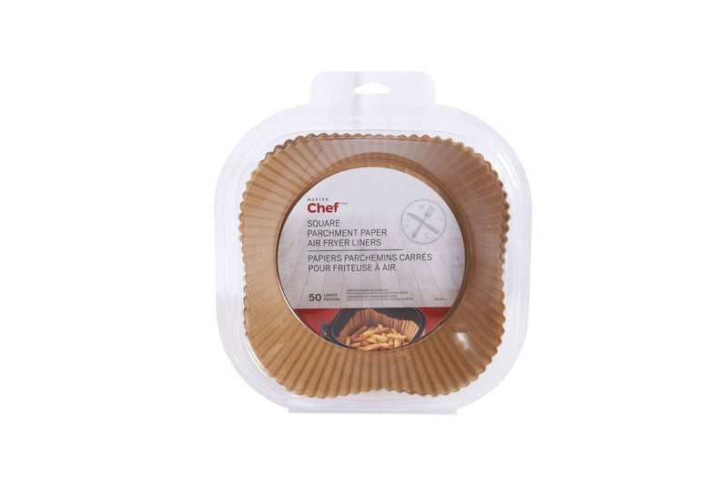 Master Chef Square Air Fryer Liner, 16.5-cm, 50-pk