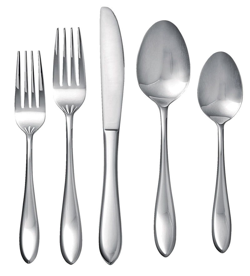 MASTER Chef Stainless Steel Flatware Set, Serves 12, 60-pc