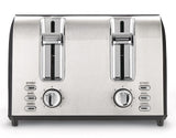 MASTER Chef Stainless Steel Toaster with 3 Settings, 4-Slice
