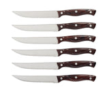 MASTER Chef Steak Knife Set, Full Tang, 6-pc