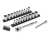 Mastercraft 25 Piece 1/4" Drive Socket Set