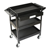Mastercraft 3-Tier Work Cart with Swivel Casters, 250-lb