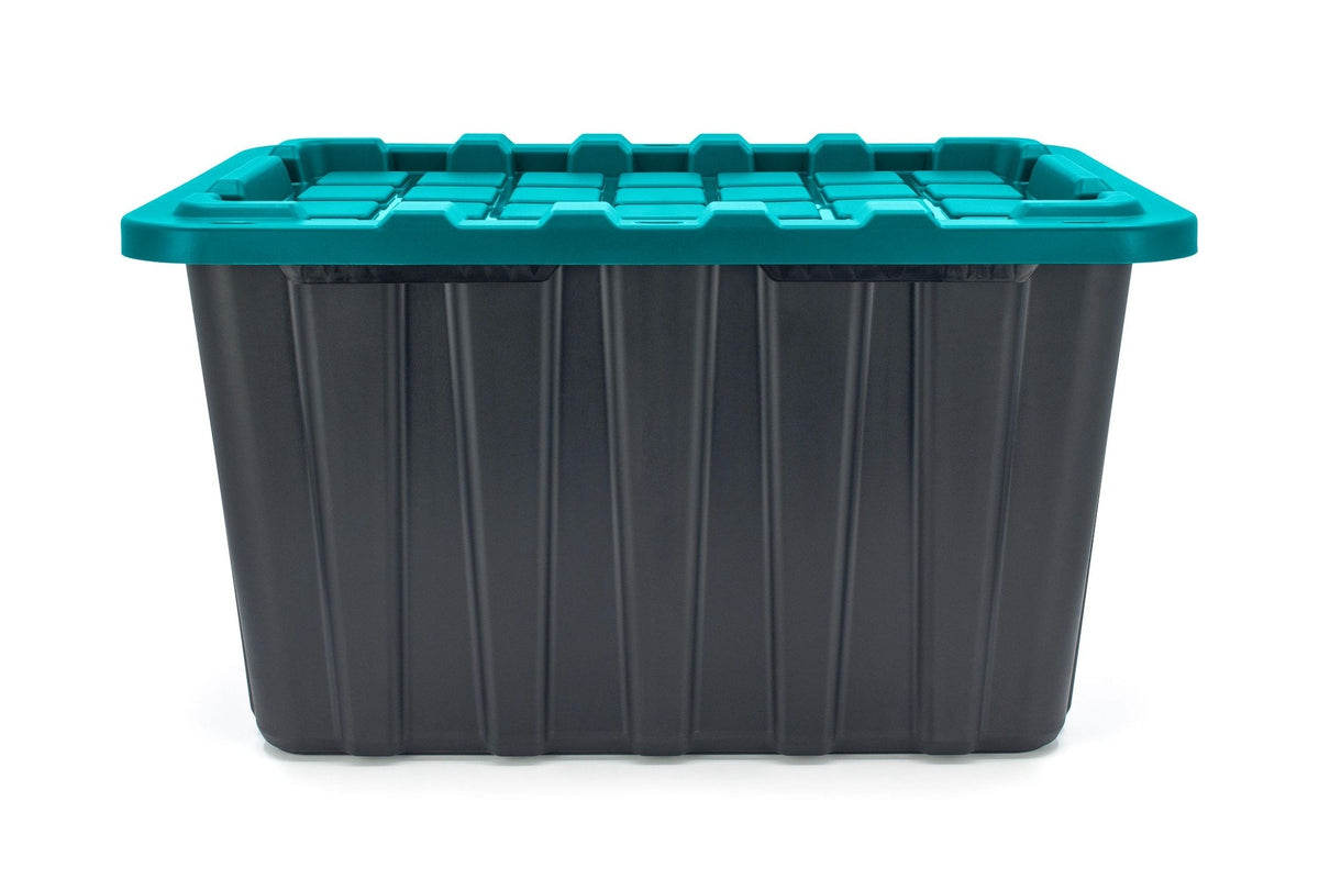 Mastercraft Heavy-Duty Storage Tote, 102-L, Teal