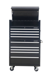 Mastercraft Powder-Coated Steel Tool Chest with Liners, Black, 36-in
