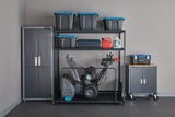 Mastercraft Seasonal Storage Rack with Rolling Platform Cart, Black, 65.5-in x 35.5-in x 68-in