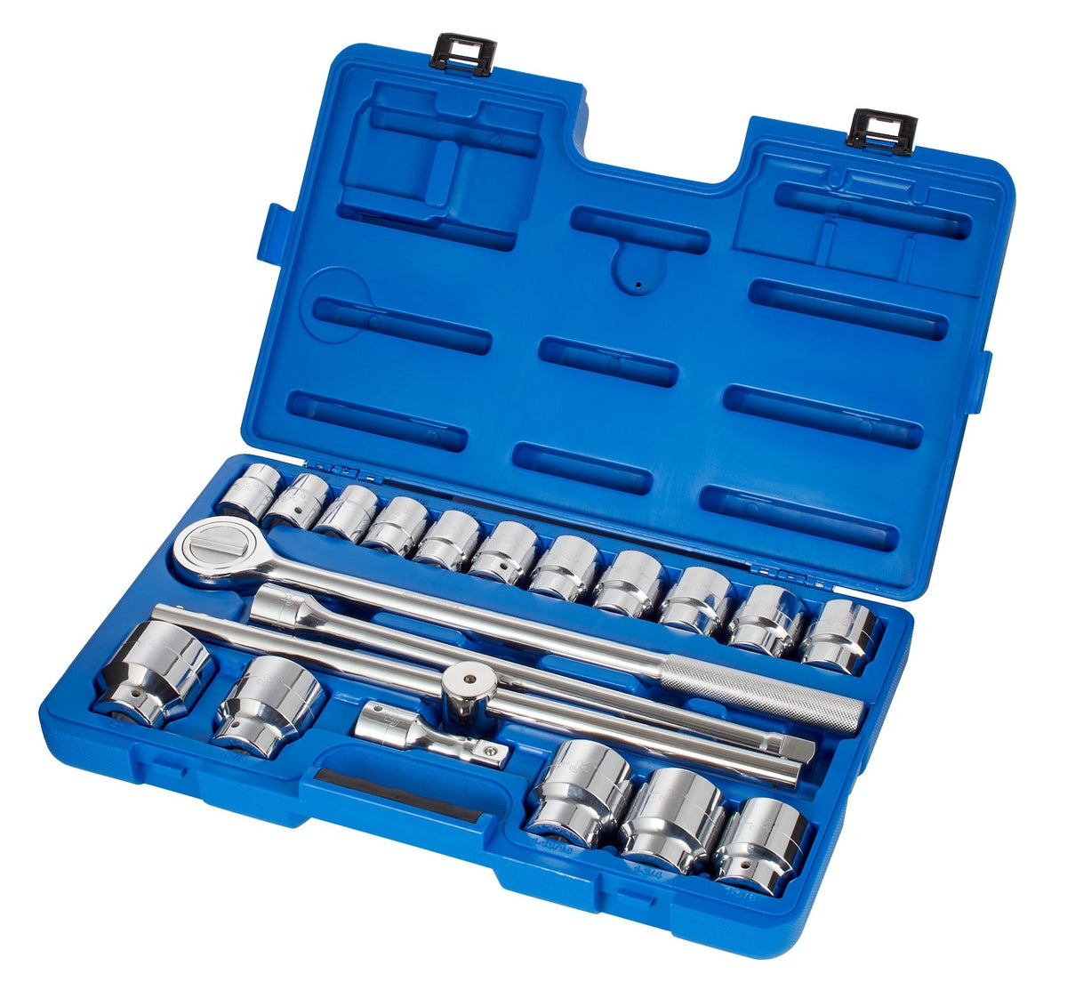 Mastercraft Socket Set 20-pc, 3/4-in Drive, SAE, Steel, Chrome