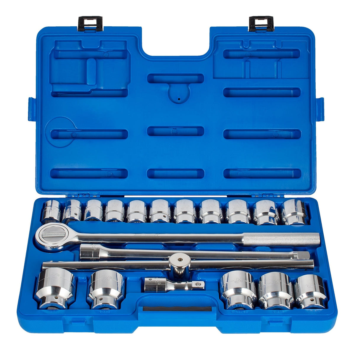 Mastercraft Socket Set 20-pc, 3/4-in Drive, SAE, Steel, Chrome