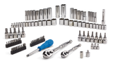 Mastercraft Socket Set, 95-pc, SAE / Metric, CRV, Nickel-Chrome Plating