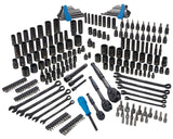 Mastercraft Socket Set, SAE/Metric, CRV, Black Steel Finish, 260-pc