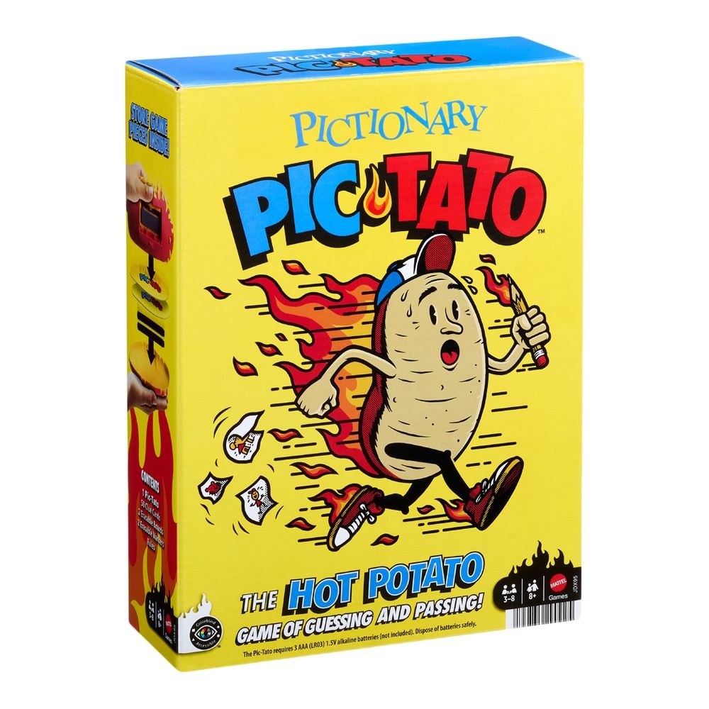 Mattel Pictionary Pic-Tato Musical Hot Potato Game for Ages 8+