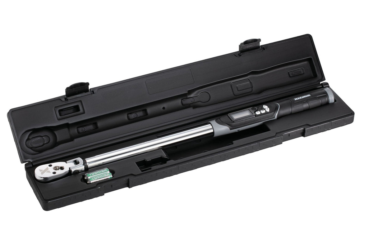 MAXIMUM 1/2" Digital Flex Head Angle Torque Wrench