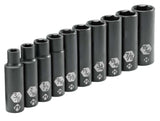 MAXIMUM 1/2-in Drive Deep Impact Socket Set, SAE, 10-pc