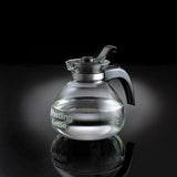 Medelco 1.4L Glass Whistling Stovetop Kettle, Dishwasher Safe