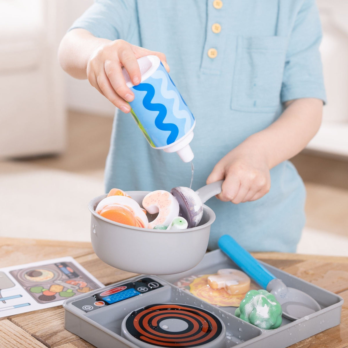 Melissa & Doug Salt and Serve Playset for Ages 3+, 19-pc