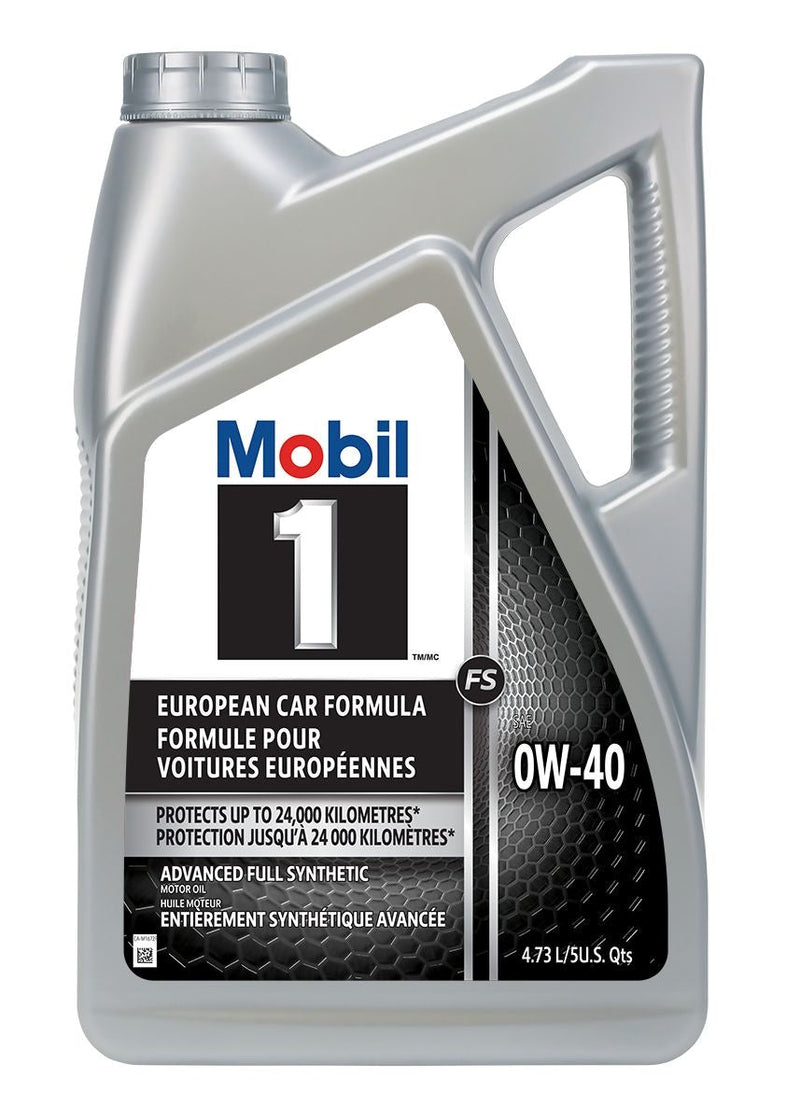 Mobil 1 0W-40 Synthetic Engine/Motor Oil, 4.73-L
