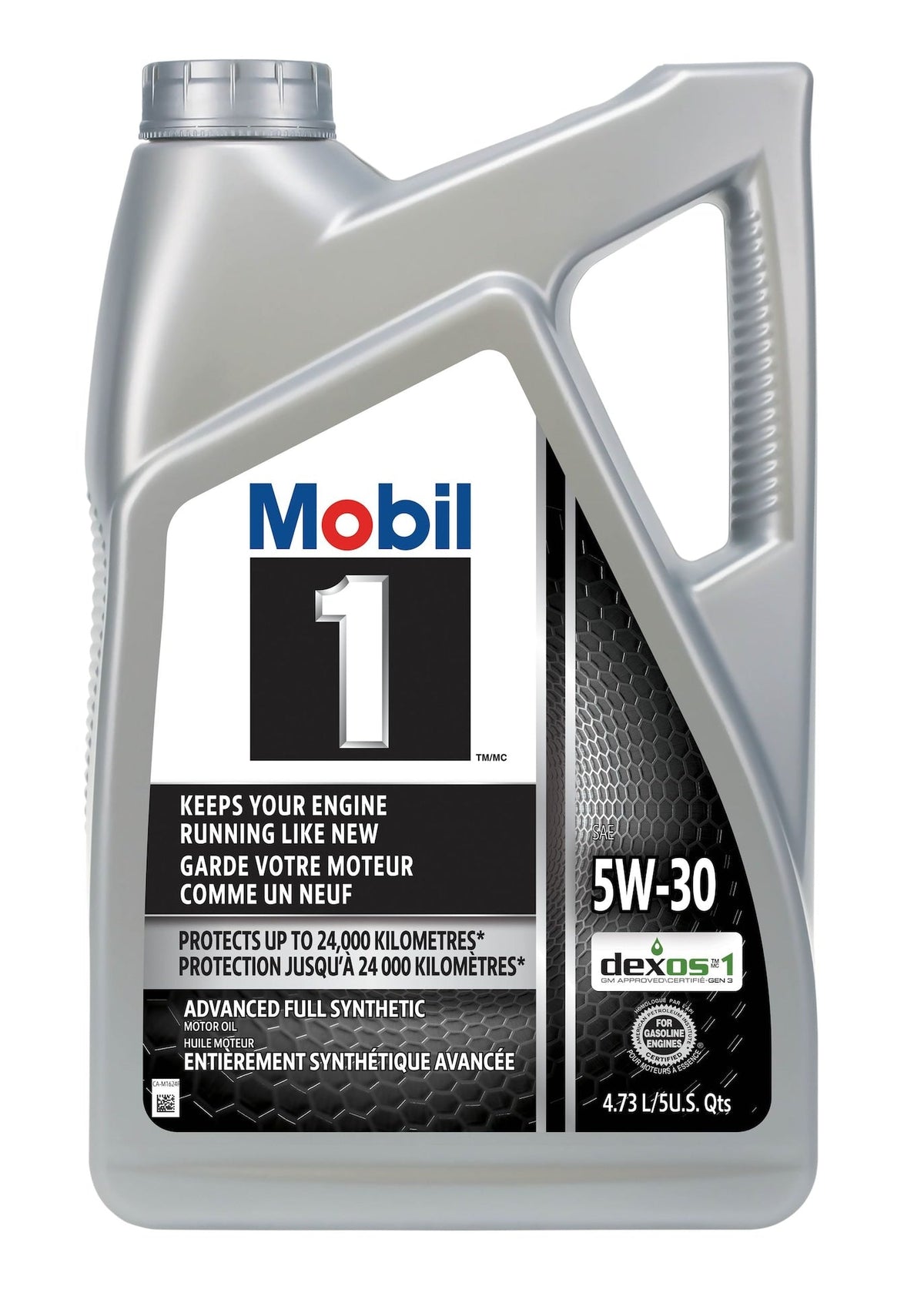 Mobil 1 5W30 Synthetic Engine/Motor Oil, 4.73-L