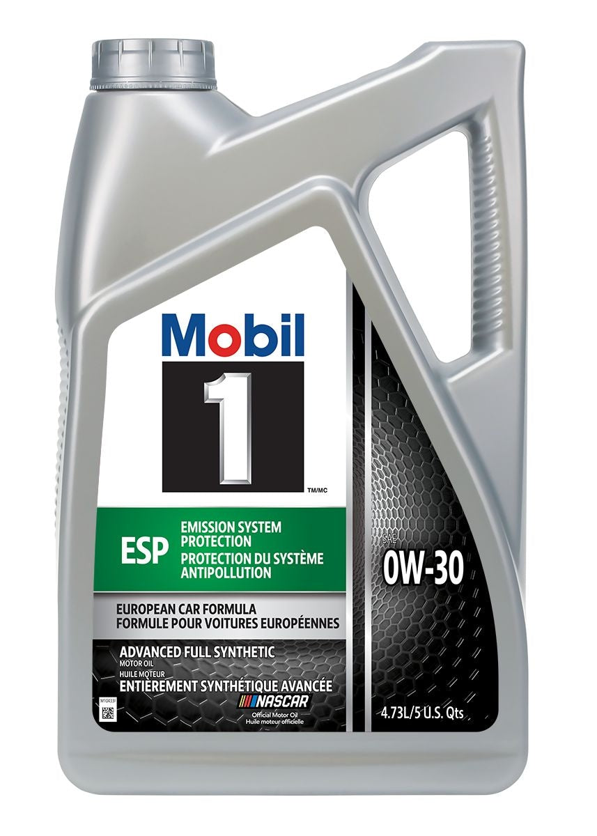 Mobil 1 ESP Advanced 0W30 Full Synthetic Engine/Motor Oil, 4.73-L