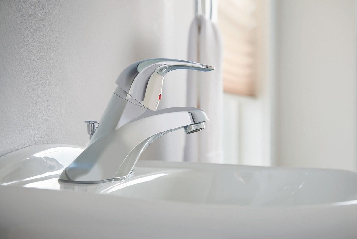 Moen Adler Single Handle Bathroom Faucet, Chrome