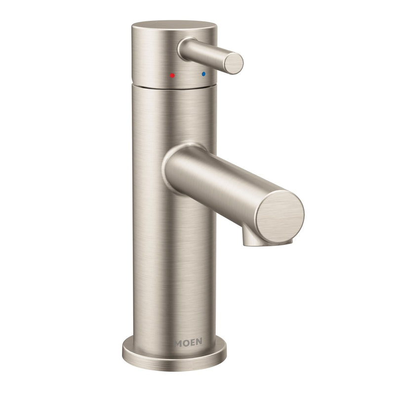 Moen Align Single Handle High Arc Single Hole Bathroom Sink Faucet, Brushed Nickel