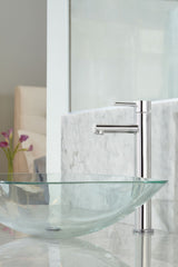 Moen Align Single Handle High Arc Vessel Single Hole Bathroom Sink Faucet, WaterSense Certified, Chrome