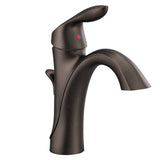 Moen Align Single Handle Single Hole Bathroom Sink Faucet, Rubbed Bronze