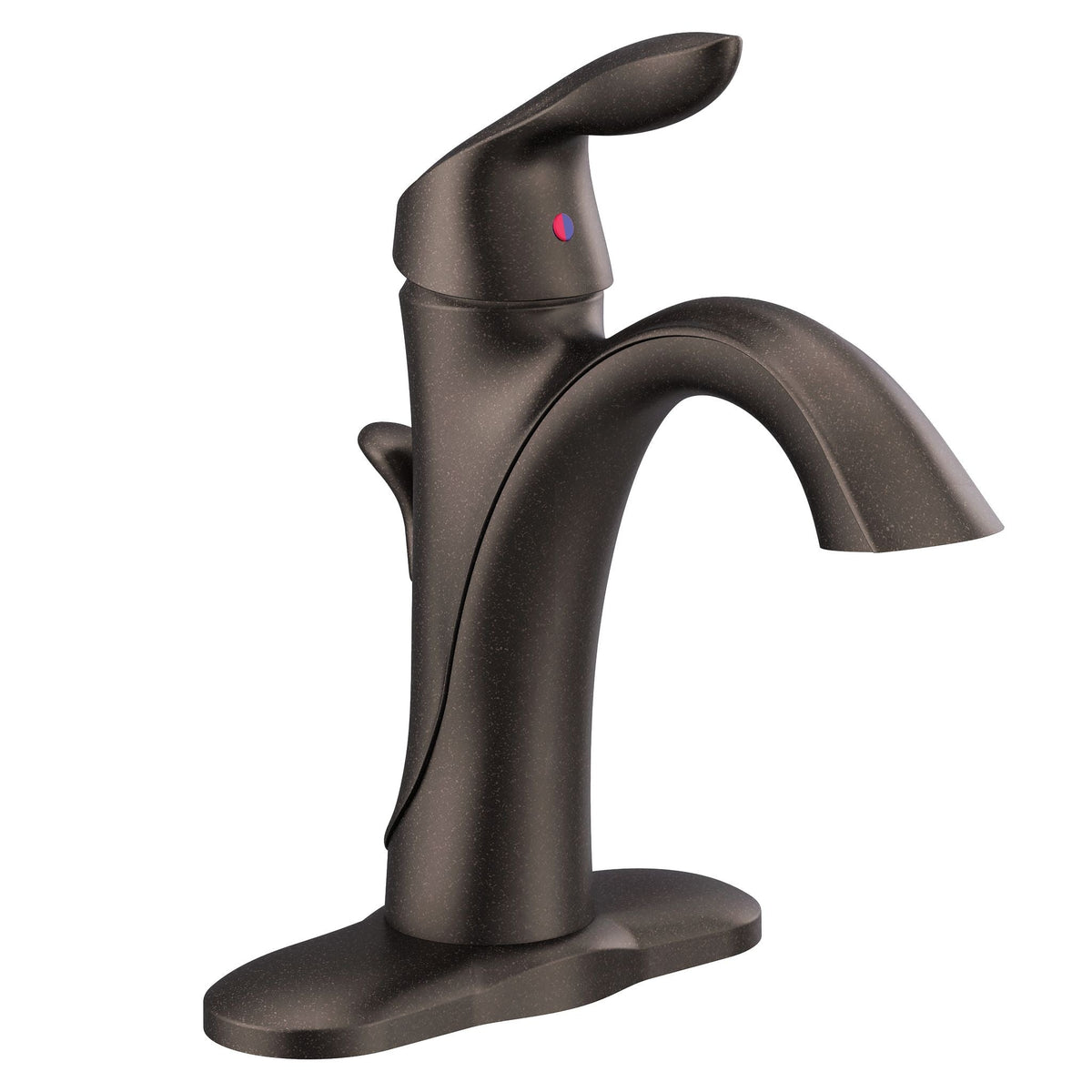 Moen Align Single Handle Single Hole Bathroom Sink Faucet, Rubbed Bronze