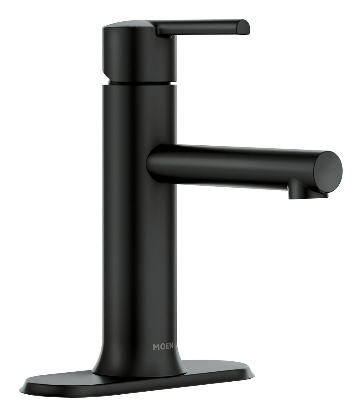 Moen Arlys Single Handle Bathroom Faucet, Matte Black