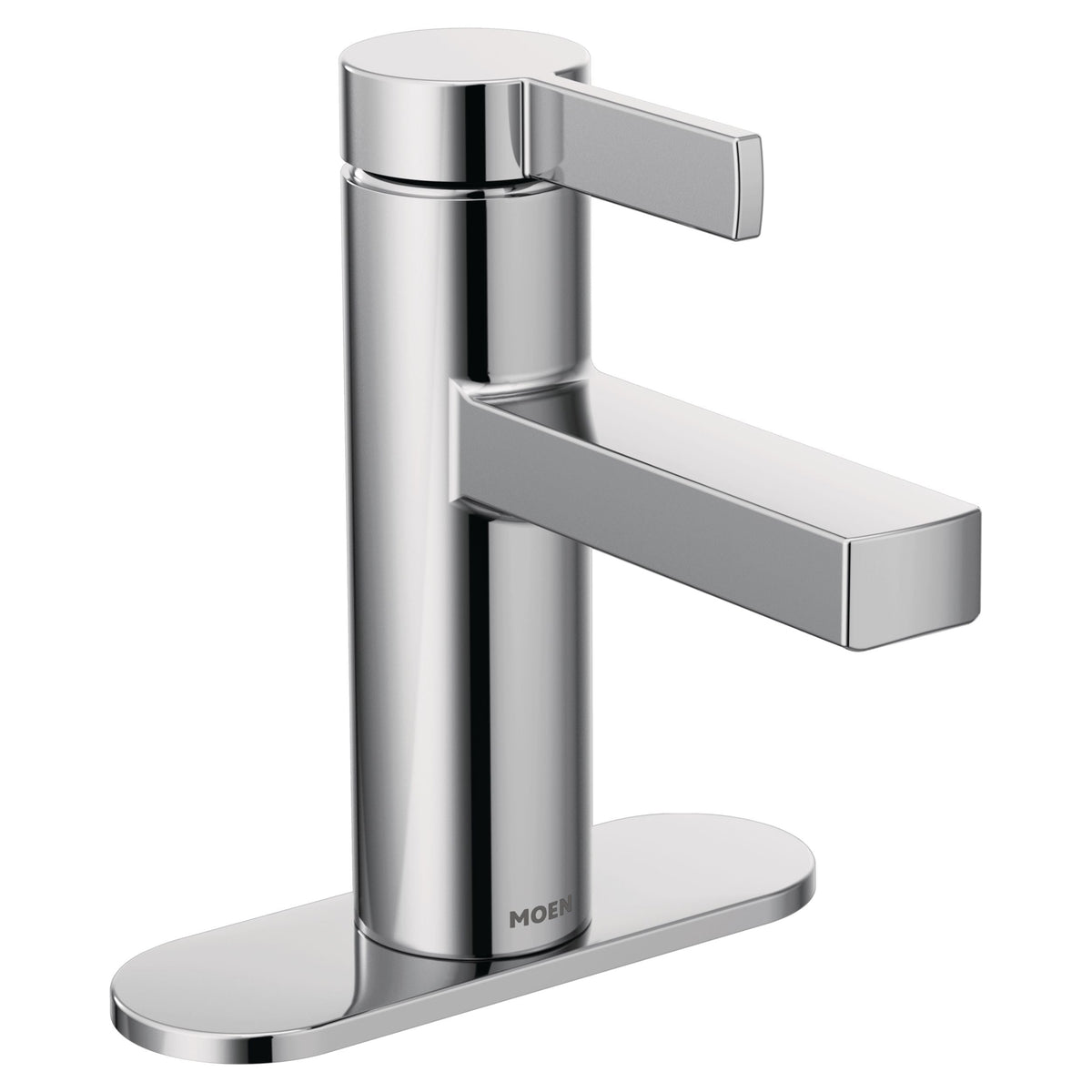 Moen Beric Single Handle Bathroom Faucet, Chrome