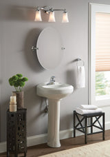 Moen EVA 3-Light Vanity Lighting Fixture, Chrome