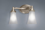 Moen EVA Dual Vanity Lighting Fixture, Chrome