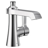Moen Flara Single Handle Single Hole Bathroom Sink Faucet, Chrome