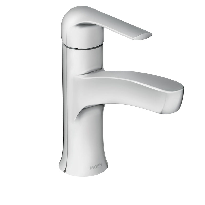 Moen Tilson Single-Handle Chrome Bathroom Lavatory/Bathroom Sink Faucet